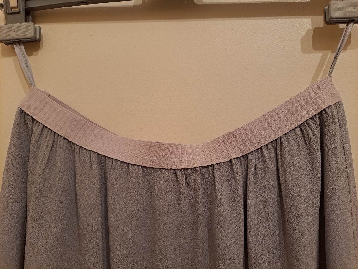 Maison Martin Margiela 2004 Grey Satin Skirt Belgian