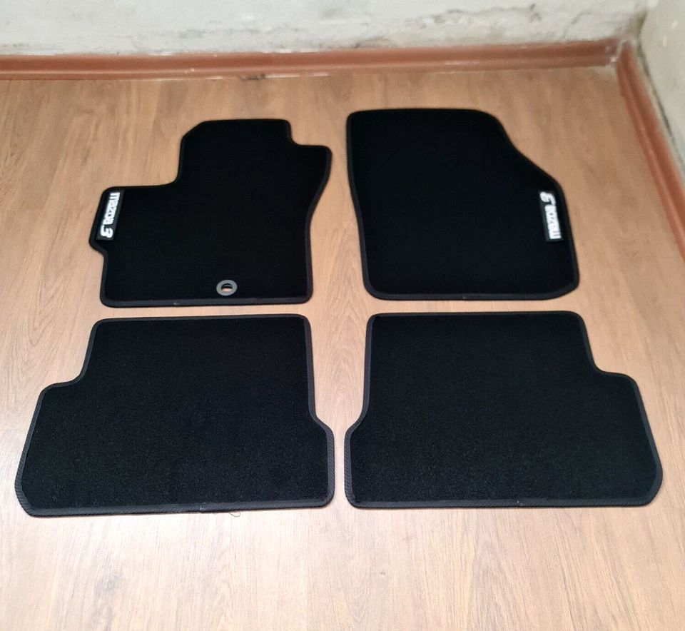 for Mazda 3 2004-2009 Car Floor Mats Velour Black Carpet Rugs Waterproof Liners - Изображение 2 из 4
