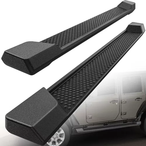 for 2007-2018 Jeep Wrangler JK 4 Door 6" Running Boards Nerf Bars Side Step ABS - Picture 1 of 18