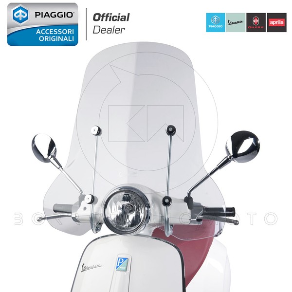 Originales Hoher Windschutzscheibe Piaggio Vespa Primavera 125 3V 2013-2016-image