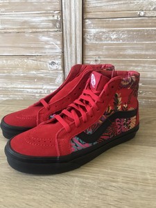 vans sk8 mid red