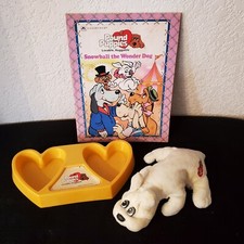 Vtg 80s 1986 Pound Puppies Dog Food Bowl Kids Book Rumpleskins Plush Tonka Lot