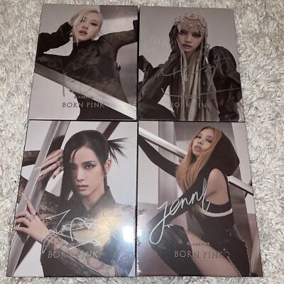 Blackpink Born Pink Signed Cover Digipack Full Set 4 Lisa