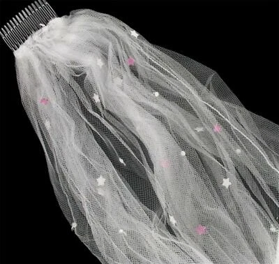 SHATCHI Veil Comb Bride to Be Hen Night Wedding Party Accessories Bridal Dress Diamante