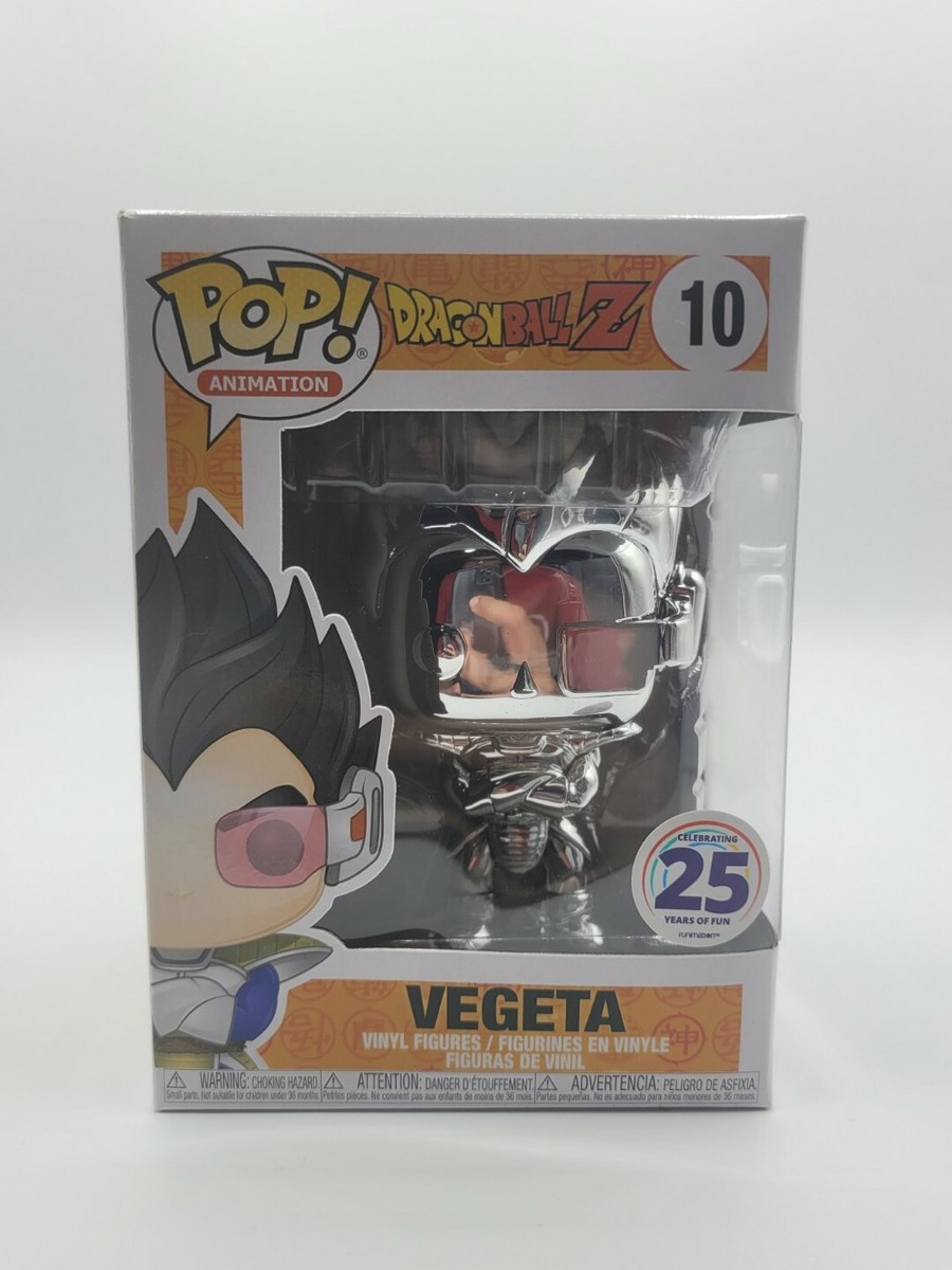 Funko Pop! DragonBall Z Vegeta #10 Chrome 25th Funimation