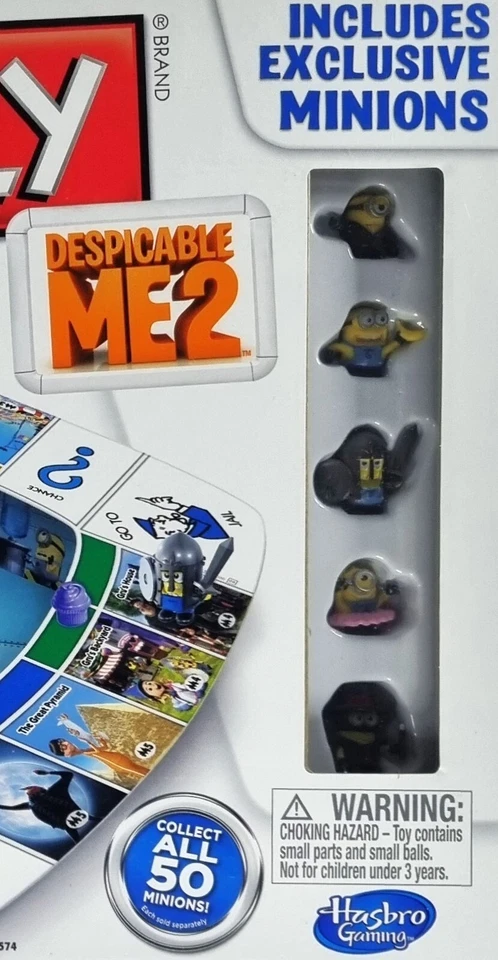 Monopoly Despicable Me 2 Exclusive Minion Tokens Board Game New & Sealed Rare - Image 2 of 4