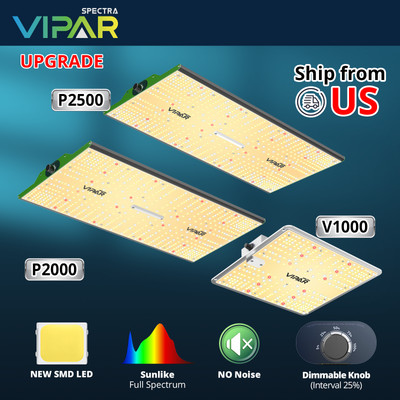 VIPARSPECTRA P2000 P2500 V1000 LED Grow Light Full Spectrum for Indoor ...