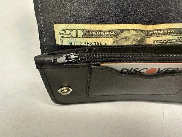 Carteira corrente de couro - Imagem 4 de 4