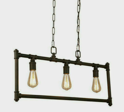 #ad EGLO Rivertown 3 Light Rustic Bronze Multi Pendant 203549A $79.99