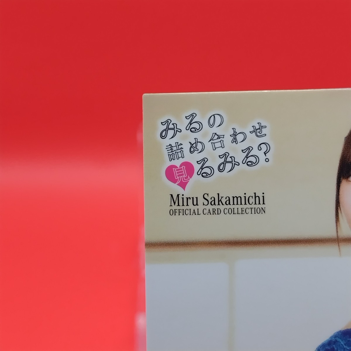 Miru Sakamichi Japanese AV Actress Official Card Collection Sexy