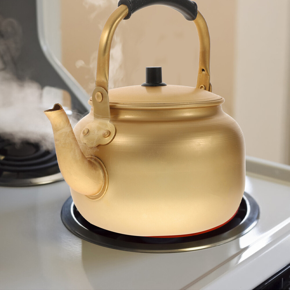 2 Count Large Water Kettle Whistling Tea Metal Boiling Induction eBay