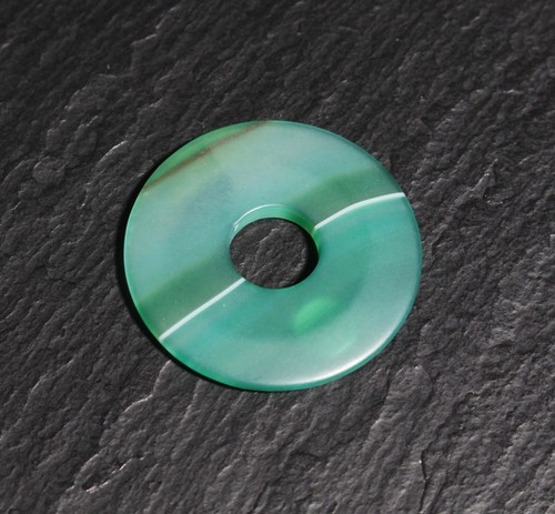 Edelstein Donuts A-L 20 30 40 50 mm für Lederband Kette Pi Scheibe Steinschatz - Bild 20 von 273