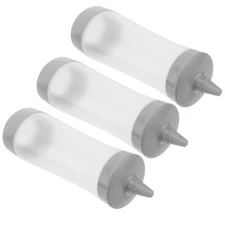 3PCS Squeeze Condiment Bottles Squirt Sauce Dispensers BBQ for Kitchen