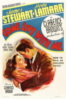 70690 Come Live with Me James Stew Hedy Lamarr Decor Wall POSTER Print