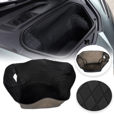 Front Trunk Mat Tray Liners Leather For Corvette C8 Stingray Z51 Z06 2020-2024