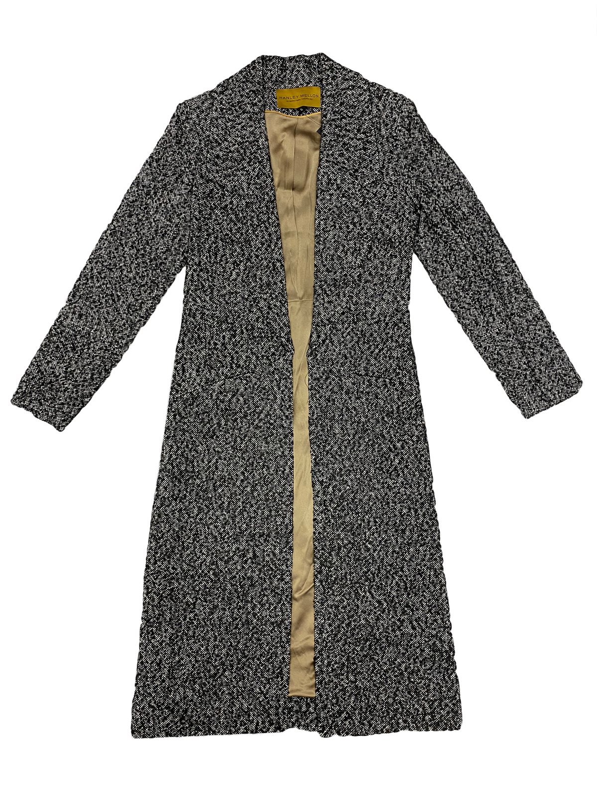Cashmere Blend Tweed Coat 