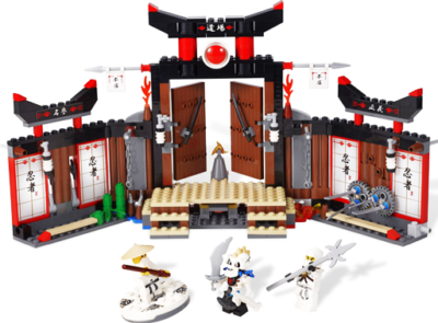 LEGO Ninjago: Golden Weapons SPINJITZU DOJO Set 2504 Comp. w
