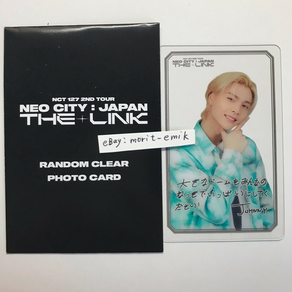 JOHNNY NCT 127 2ND TOUR NEO CITY JAPAN THE LINK Official