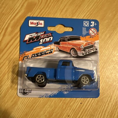 Maisto Fresh Metal Classics 1957 Chevy Pickup Truck Blue | eBay