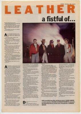 Leather Nun Bad Audio Dynamite BAD UK Interview 1985