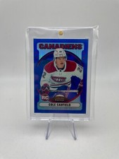 2021-22 O-Pee-Chee Platinum Retro Rainbow Blue #R67 Cole Caufield RC 180/199