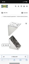 Ikea UTRUSTA Corner Fitting 403.059.71 Pack Of 2