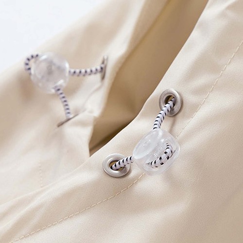 Men's Autumn Lapel Hooded Colour Blocking Casual Loose Style Long Sleeve Jacket - Picture 14 of 27