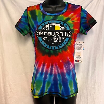 INKnBURN Women's Tie Dye Tech Tee - Extra Small (XS) *Limited Edition*