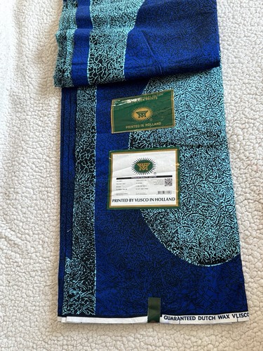 KENTE Print African Ankara Wax Print, 100% Cotton, Sell by 6 Yards - 第 7/8 張圖片