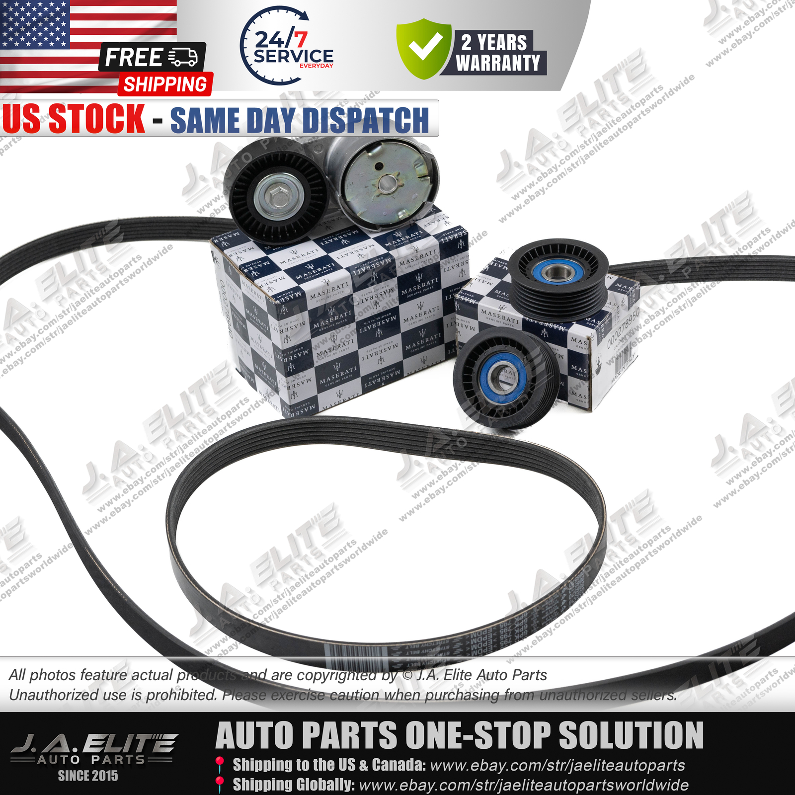 Maserati Ghibli Serpentine belt