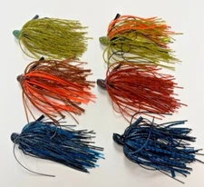 Custom 3/16 oz Finesse Flippin Jigs - Multiple Colors Bass Fishing Lures