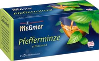 MeßMer Tee Pfefferminze - Pfefferminz KräUtertee - 25 Beutel
