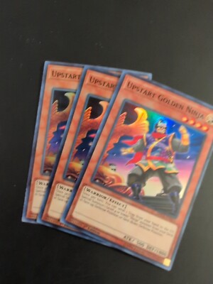 Yu-Gi-Oh 3X Upstart Golden Ninja SHVA-EN023 1st Edition Super Rare NM