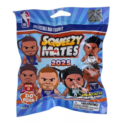 SqueezyMates 2025 NBA Gravity Feed Figurine Mystery Pack | eBay