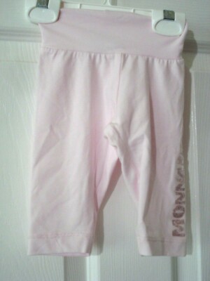 Monnalisa Infant Girl Light Pink Leggings Pants NEW