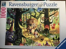 Ravensburger Puzzle 1000 Pieces LIONS & TIGERS & BEARS OH MY No. 165667 Complete