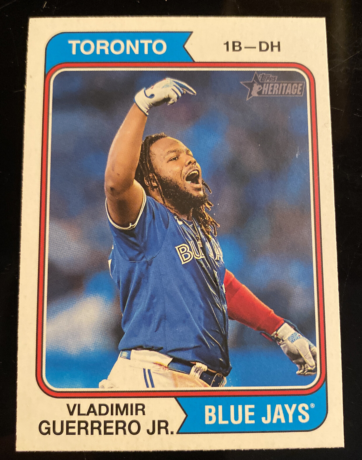 2023 Topps Heritage Vladimir Guerrero Jr Image Variation SP #460 Blue Jays