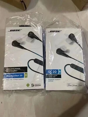 BOSE BОSЕ QuietComfort 20 Écouteurs Câblés Noise Cancelling QC20 Casque Audio