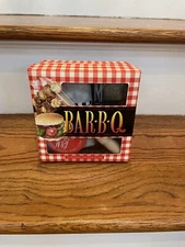 Bar-B-Q kit and cookbook.