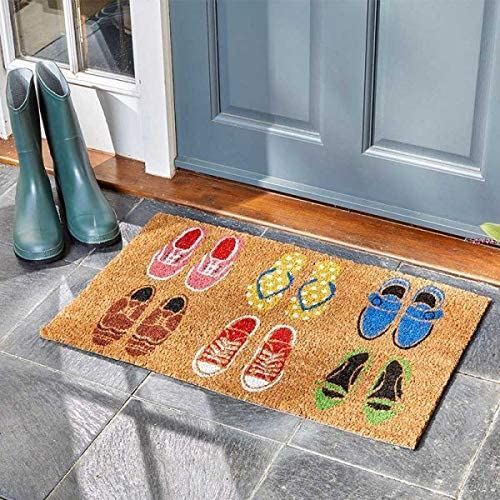 Heavy Duty Natural Coir Door Mats Novelty Indoor Outdoor Entrance Front Welcome - Picture 71 of 79