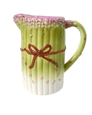 Albert Kessler And Company, Majolica Asparagus Piitcher