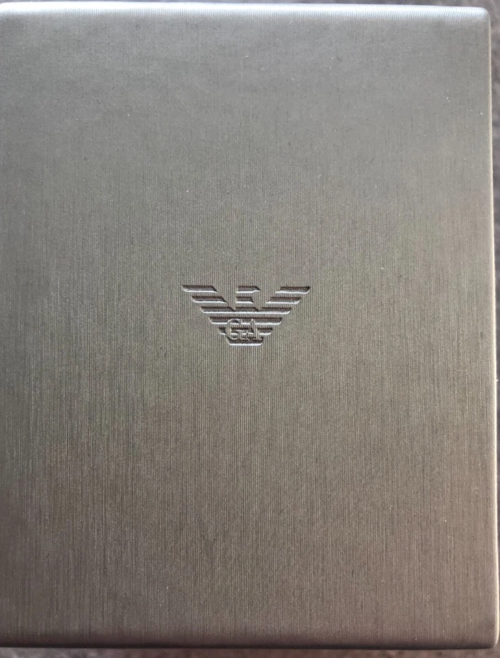 Emporio Armani AR2448 46mm Cassa Argento in Acciaio Inox Cinturino Argento in... - Immagine 2 di 4