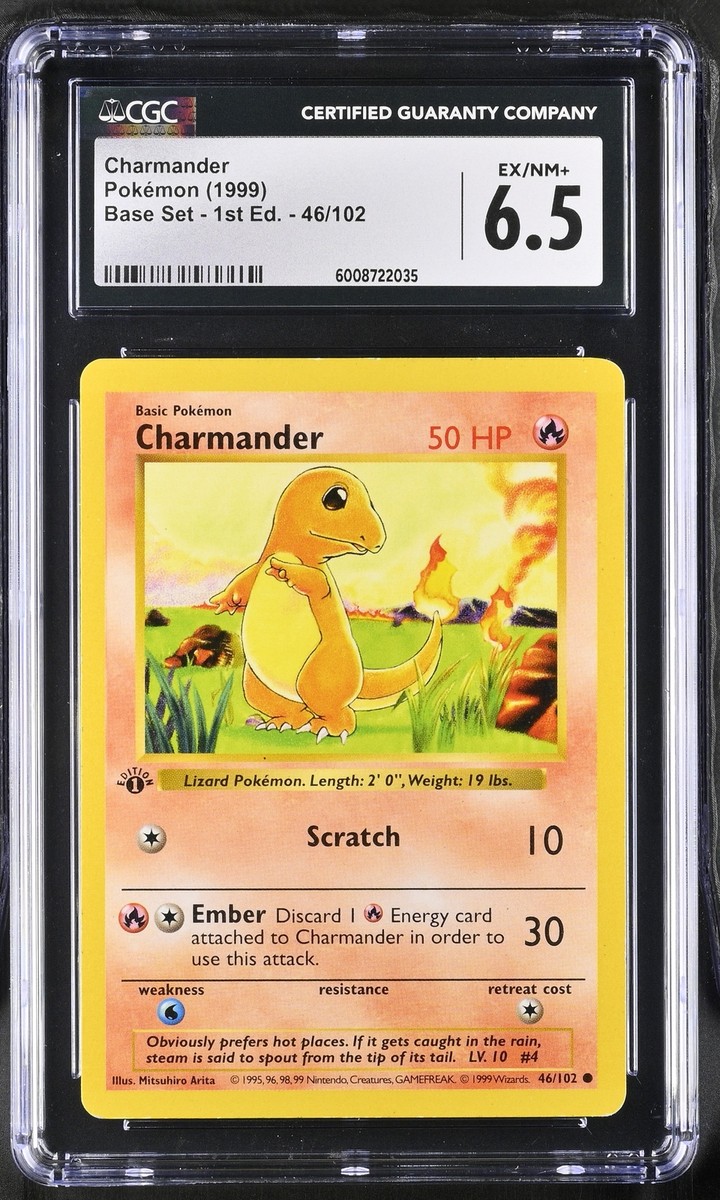 Charmander 46/102 Base Set (Shadowless) Regular for sale online | eBay