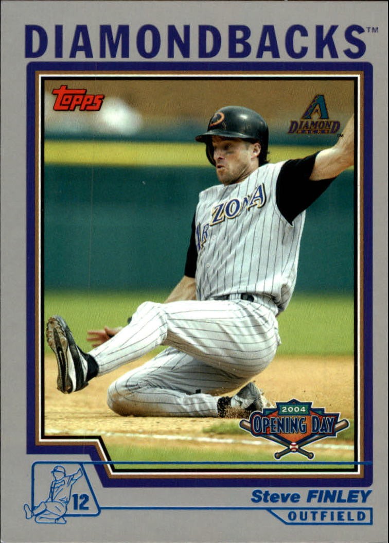 2004 Topps Opening Day #23 Steve Finley - BB
