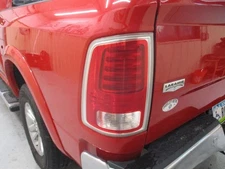 Used Left Tail Light Assembly fits: 2018 Ram Dodge 1500 pickup LED design chrome