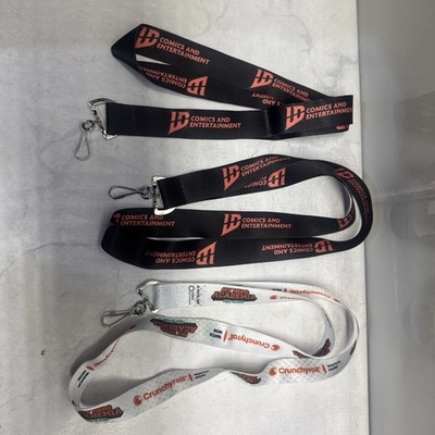 Multiple Lanyards New York Comic Con 2025 Giveaways Crunchyroll NYCC