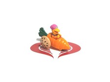 McDonald's Fraggle Rock Happy Meal Toy GOBO Car 1988