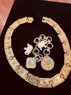 1980’s Dynasty Elephant Links Collar Necklace with Charm Bracelet — photo 8