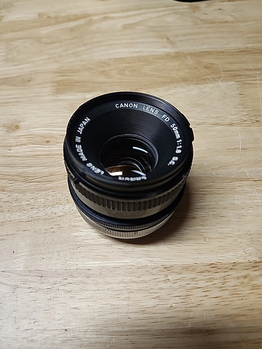 Canon FD f/1.8 Camera Lenses 50mm Focal for sale | eBay
