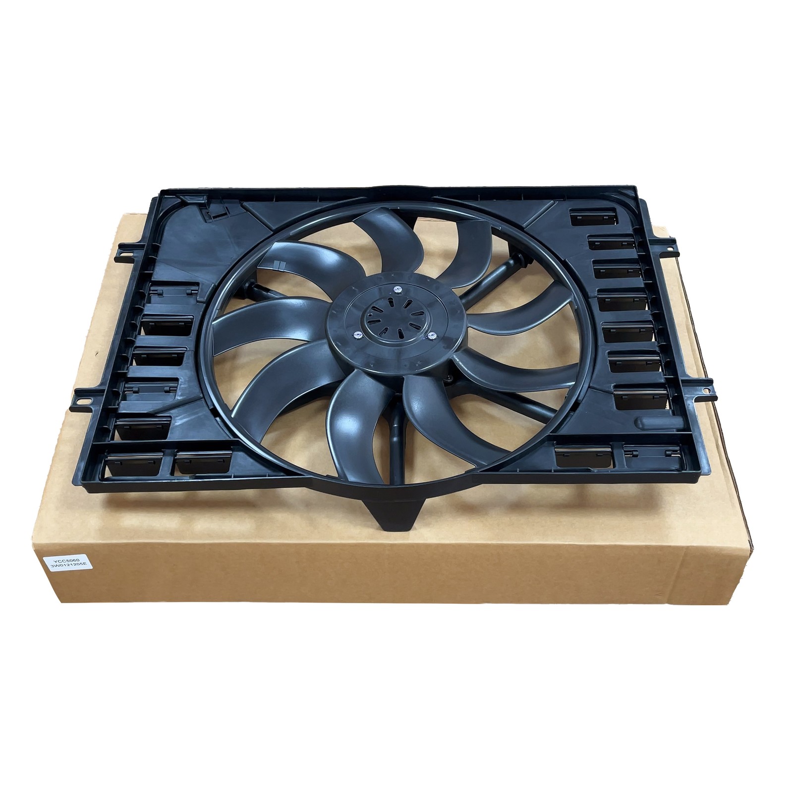 Radiator Cooling Fan Motor Assembly 08-18 3W0121205E for Bentley Continental GT
